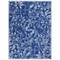 Homeroots 5 x 7 ft. Navy & Ivory Floral Vines Area Rug 385848 - alternate 1